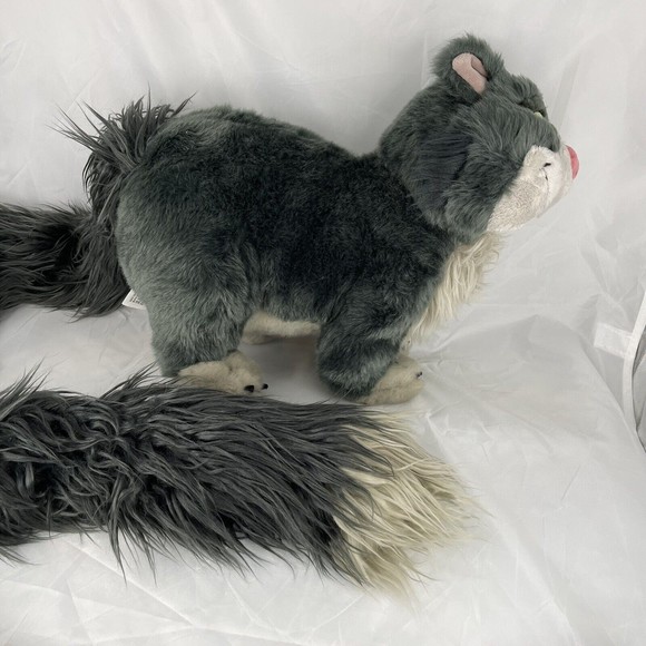 DISNEY STORE Plush LUCIFER the CAT Special Edition Extra Long Tail - Picture 5 of 9